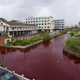 Illustration for article titled River in China mysteriously turns blood-red overnight